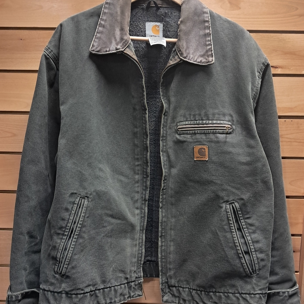 Vintage And Rare Carhartt Olive Green Field Jacket - Picture 5 of 10
